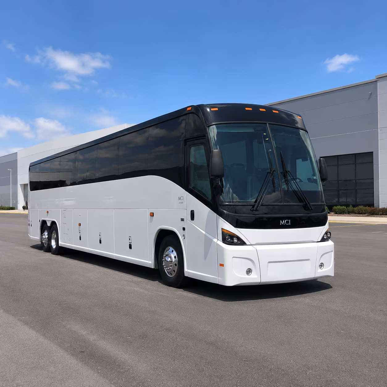 redmond charter bus rental exterior