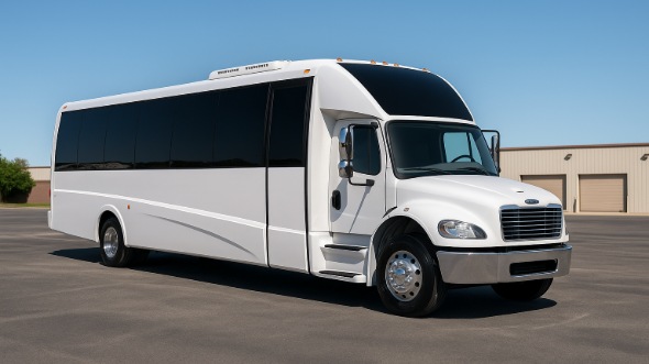 Exterior of Charter Bus Company Seattle's 15 Passenger Minibus in Seattle