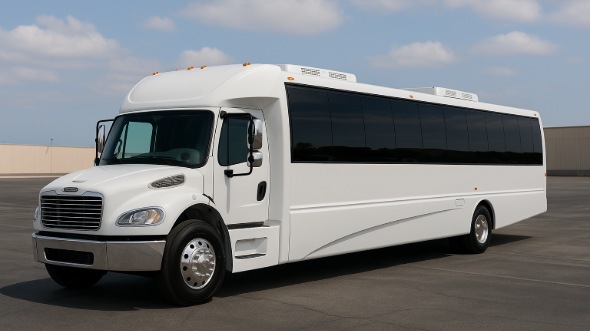 Exterior of Charter Bus Company Seattle's 25 Passenger Mini bus in Seattle