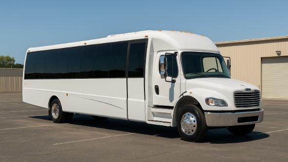 Exterior of Charter Bus Company Seattle's 28 Passenger Mini bus in Seattle