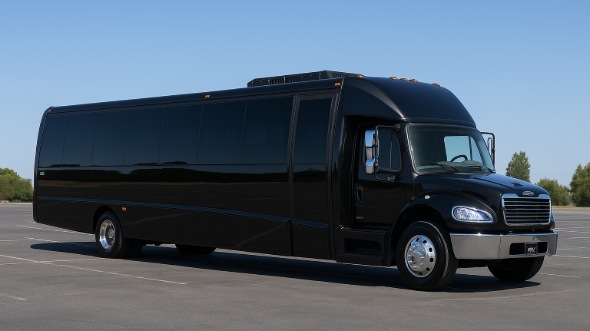 Exterior of Charter Bus Company Seattle's 35 Passenger Minibus in Seattle