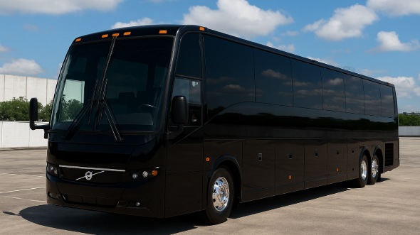 Exterior of Charter Bus Company Seattle's 50 Passenger Charter Bus in Seattle