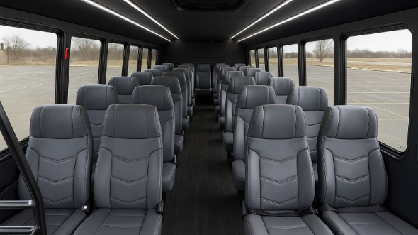 bothell 15 passenger minibus inside