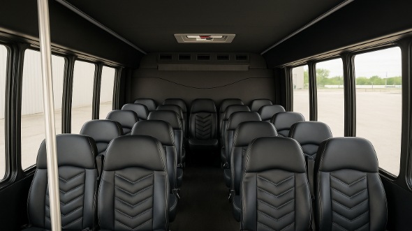bothell 20 passenger minibus inside