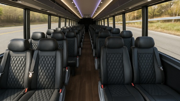 bothell 30 passenger minibus inside