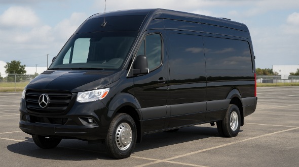 Exterior of Charter Bus Company Seattle's Sprinter Limo in Seattle